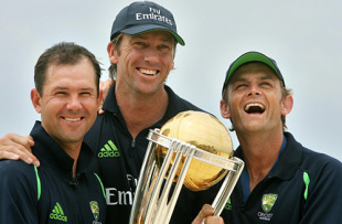 Ponting, McGrath and Gilchrist